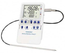 Digi-Sense 98768-58 Excursion-Trac Data Logging Cryogenic Thermometer, 0.01&amp;deg;-