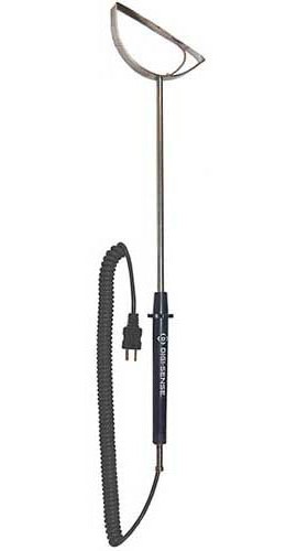 Digi-Sense WD-08517-95 Moving-Surface Roller Thermocouple Probe, Type J, 10.5in Probe Length-