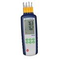 Digi-Sense WD-20250-03 4-Input Data-Logging Thermocouple Probe Thermometer with NIST Traceable Calibration Certificate, Type K/J-