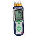 Digi-Sense WD-20250-20 Professional 4-Input Data-Logging Thermocouple Probe Thermometer, Type K-