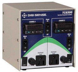 Digi-Sense WD-36225-71 TC6500 2-Zone Thermocouple Temperature Controller, Type J, 120VAC-