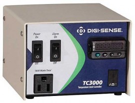 Digi-Sense WD-36225-77 TC3000 1-Zone Limit Thermocouple Temperature Controller, Type K, 120VAC-
