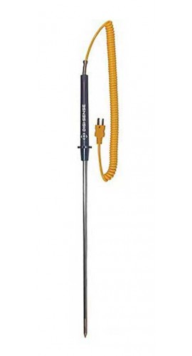 Digi-Sense WD-93601-24 Heavy-Duty Penetration Thermocouple Probe, Type K, Grounded Junction-