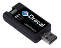 Dracal USB-RTD223-CAL Digital RTD Probe to USB Adapter with terminal screws, &amp;frac23;-wire, &amp;plusmn;0.108&amp;deg;F accuracy at 77&amp;deg;F-