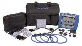 Rental - Dranetz HDPQ-P-GAFLEX6KPKG Guide Plus Power Quality Analyzer with 3-phase CT and 1-phase CT, 60/600/6000 A-