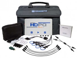 Dranetz HDPQ-SPGAMFLEX3PKG Guide SP Power Quality Analyzer Package with four mini flexible current transformers, 3/30/300 A-