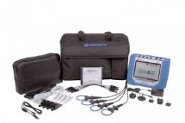 Dranetz HDPQ-X4AMFLEX3PKG Xplorer 400 Plus Power Quality Analyzer 3/30/300 A FLEX Package, 4 Flex Probes-