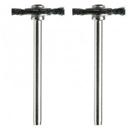 Dremel 403-02 Nylon Bristle Brushes, 0.75", 2-pack-