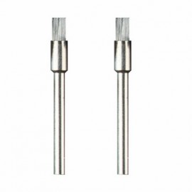 Dremel 443-02 Carbon Steel Brushes, 0.125&quot;, 2-pack-
