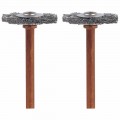 Dremel 530-02 Stainless-Steel Brushes, 0.75", 2-pack-