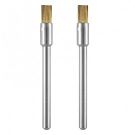 Dremel 537-02 Brass Brushes, 0.125&quot;, 2-pack-
