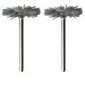 Dremel 538-02 Nylon Brushes, 1", 2-pack-