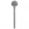 Dremel 9935 Structured Tooth Tungsten Carbide Carving Bit, round sphere-