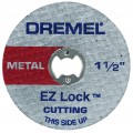 Dremel EZ456 EZ-Lock Metal Cutoff Wheels, 1.5", 5-pack-