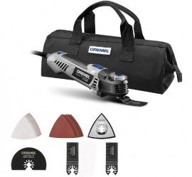 Dremel Multi-Max MM50-02 5 Amp Variable Speed Corded Oscillating Multi-Tool Kit with 16 Accessories and Storage Bag-