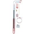 Dwyer Series 1227 Dual Range Flex-Tube U-Inclined Manometer, Imperial-