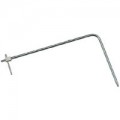 Dwyer 160E-04 Ellipsoidal Tip Pitot Tube, 1 m insertion length-