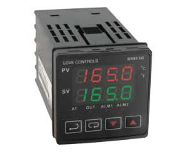 Dwyer 16C-3 &lt;sup&gt;1&lt;/sup&gt;&amp;frasl;&lt;sub&gt;16&lt;/sub&gt; DIN Temperature Controller, relay output, dual display-