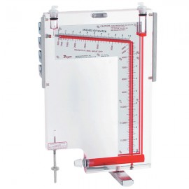 Dwyer 400-23-KIT Inclined/Vertical Manometer (0-23&quot;w.c. &amp; 400-19, 200 fpm) with 18&quot; Pitot tube-