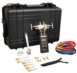 Dwyer 490A-3-HKIT Wet/Wet Manometer with Hydronic Meter Kit (0-50 PSI)-