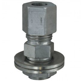 Dwyer A-307-SS Stainless Steel Static Pressure Fitting for 1/4&quot; Metal Tubing Connection-