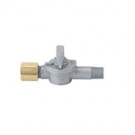Dwyer A-310A 3-Way Plastic Vent Valve (80 psi) for 1/8&quot; NPT to 1/4&quot; metal tubing-