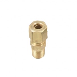 Dwyer A-324 Compression Fitting for 1/8&quot; NPT to 1/4&quot; Metal Tubing-