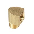 Dwyer A-336 Brass 90 Street L, 1/8&quot; NPT-