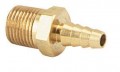 Dwyer A-339 Brass Adapter, 1/8" NPT to 3/16" Rubber &amp; 1/8" Plastic Tubing-