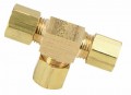 Dwyer A-346 Brass "T" Compression Fitting for 1/4" Metal Tubing-