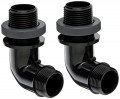 Dwyer A-801 Panel Mount Kit, Polysulfone Fittings-