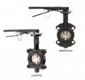 Dwyer BFV205WFB341HL0 Wafer Style Butterfly Valve (5&amp;quot;) with PTFE Liner-