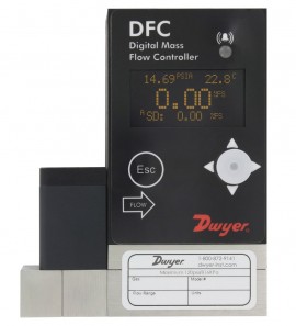 Dwyer DFC-26010-V-ALA2 Digital Flow Controller, 0 to 200 ml/min-