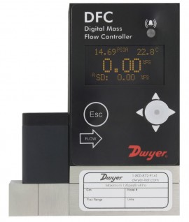 Dwyer DFC-43010-V-ALA2 Digital Flow Controller, 0 to 5 l/min-