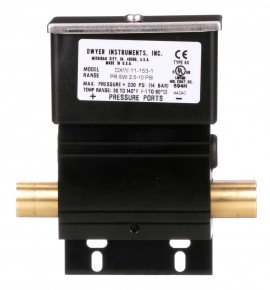 Dwyer DXW-11-153-3 Differential Pressure Switch, 25 to 50 psi, NEMA 4X, wet-wet-