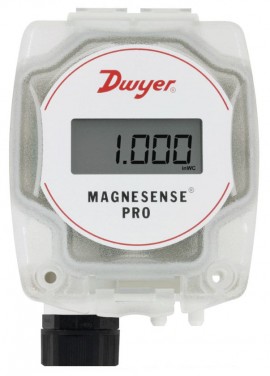 Dwyer MSXP-W12-PA-LCD Differential Pressure Transmitter Pro Unit, range 2, wall mount-