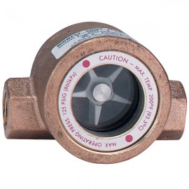 Dwyer SFI-100-1/4 Indicator, Sight Flow, 1/4" NPT, Bronze-