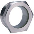 Dwyer SFI-550-3/8 Sight Window, 3/8&quot; NPT, Plated Steel-