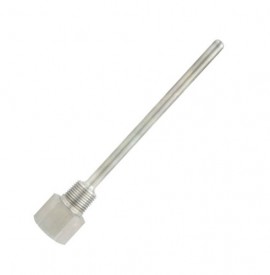 Dwyer TE-TNS-N065N-12 Series TE-TNS 316 Stainless-Steel Thermowell, 6", 0.5" internal and 0.75" external connections-