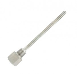 Dwyer TE-TNS-N094N-14 Series TE-TNS 304 Stainless-Steel Thermowell, 9", 0.25" internal and 0.5" external connections-