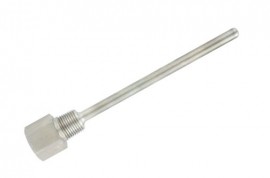 Dwyer TE-TNS-N124N-14 Series TE-TNS 304 Stainless-Steel Thermowell, 12", 0.25" internal and 0.5" external connections-
