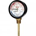 Dwyer TRI-75-50L Temperature/Pressure Gauge, 1/2&quot; NPT, 0-75Psi, LM-
