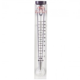 Dwyer VFC-152 Flow Meter, 5" Scale, 4-40 LPM Water-