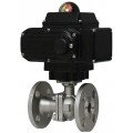 Dwyer WE07-DMD01-T-A Flanged Stainless Steel V-Ball Valve, 3/4&amp;quot; NEMA 4X Modulating-