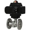 Dwyer WE07-GMD01-T-A Flanged Stainless Steel V-Ball Valve, 1-1/2&amp;quot; NEMA 4X Modulating-