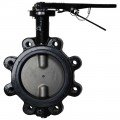 Dwyer WE20-IHD00-LE Lug Manual Style Butterfly Valve (12&quot;) with EPDM Liner-