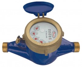 Dwyer WMT2 Series Multi-Jet Water Meter, 1&amp;quot;, 3 to 50 GPM-