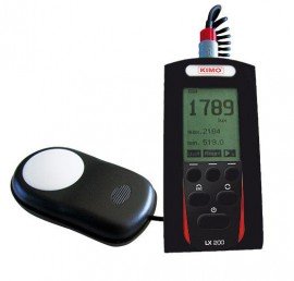 E Instruments LX 200 Class B Digital Lux Meter, 0.1 to 200,000 lux-