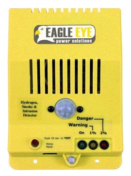 Eagle Eye HGD-3000i Hydrogen Gas/Smoke Detector with intrusion alarm, AC-
