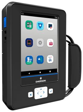 Emerson TREX2CHPKLWP3 AMS TREX2 Device Communicator Base Module with HART application, certifications, wireless, three-year premium support-